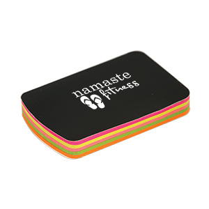CA8993-STRAIGHT-A 100 MINI STICKY NOTES BOOKLET-Black
